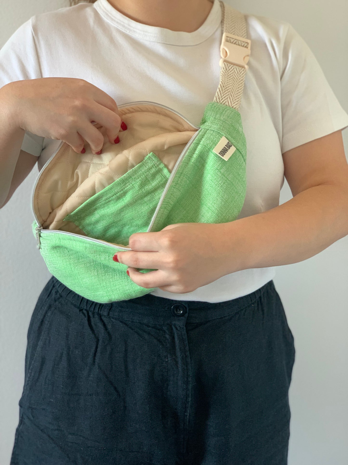 PALOMA BAGS GREEN COTTON