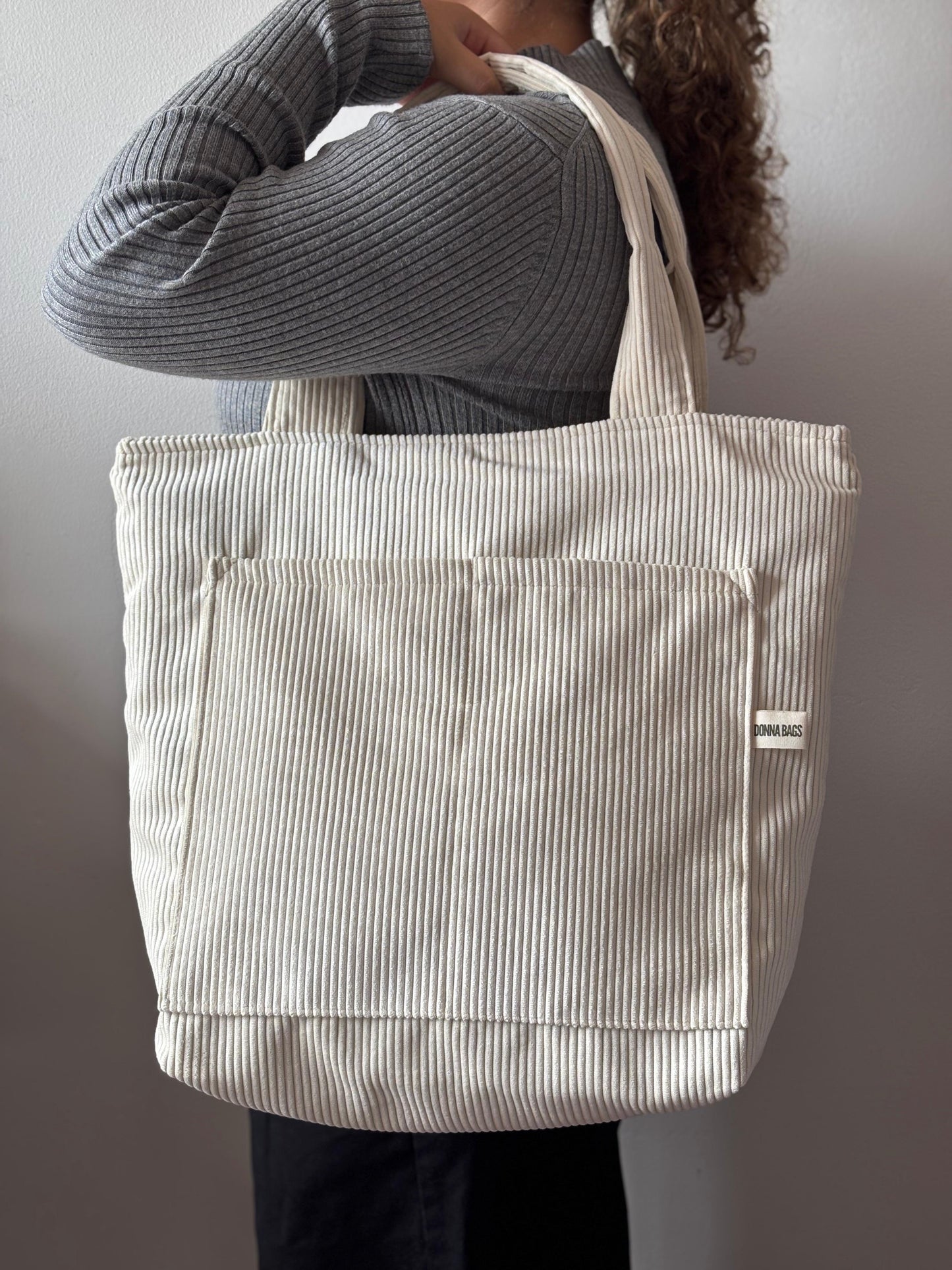 MILA BAGS OFF WHITE CORDUROY